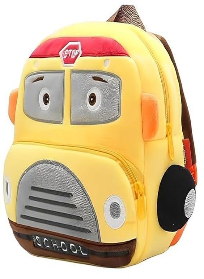 Black Hill Kids Preschool Bag for Boys and Girls, Cute Soft Plush school Animal Cartoon Mini Backpack Little kids bags for 2-5 years Baby/Boys/Girls Nursery, Preschool,Picnic (School bus) - Image 3